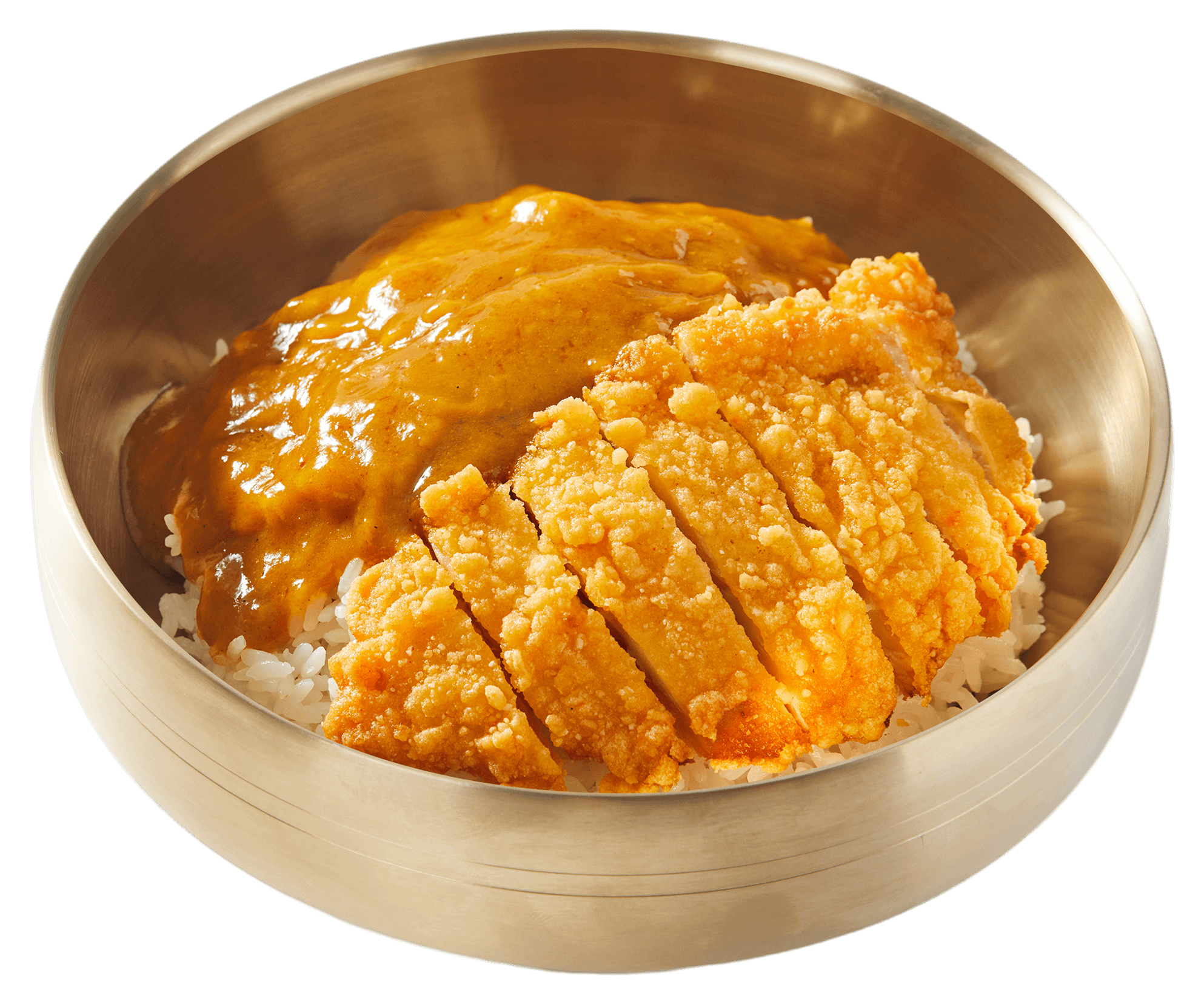 咖喱鸡排拌饭